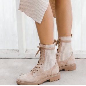Sam Edelman Tan Size 9 Combat Boot New without box